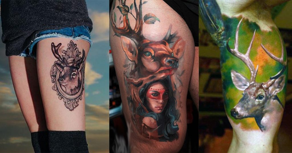 89 Ideas para Tatuajes de Ciervos (+Significado) 1 89 Ideas para Tatuajes de Ciervos (+Significado) 1