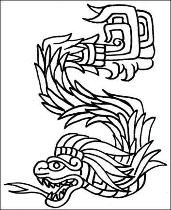 Los mejores Tatuajes de Quetzalcoatl (Serpiente emplumada) 30