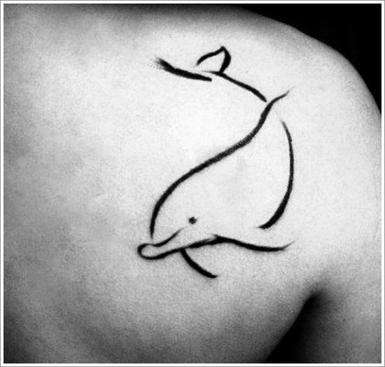 72 Ideas con Tatuajes de Delfines (+Significados) 59