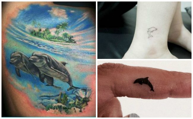 72 Ideas con Tatuajes de Delfines (+Significados) 66