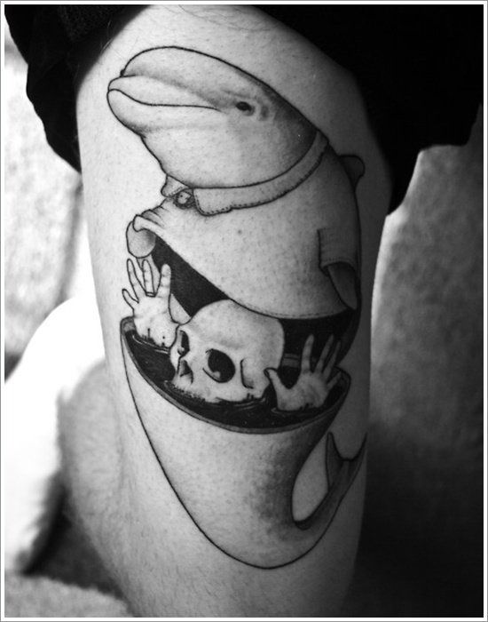 72 Ideas con Tatuajes de Delfines (+Significados) 61