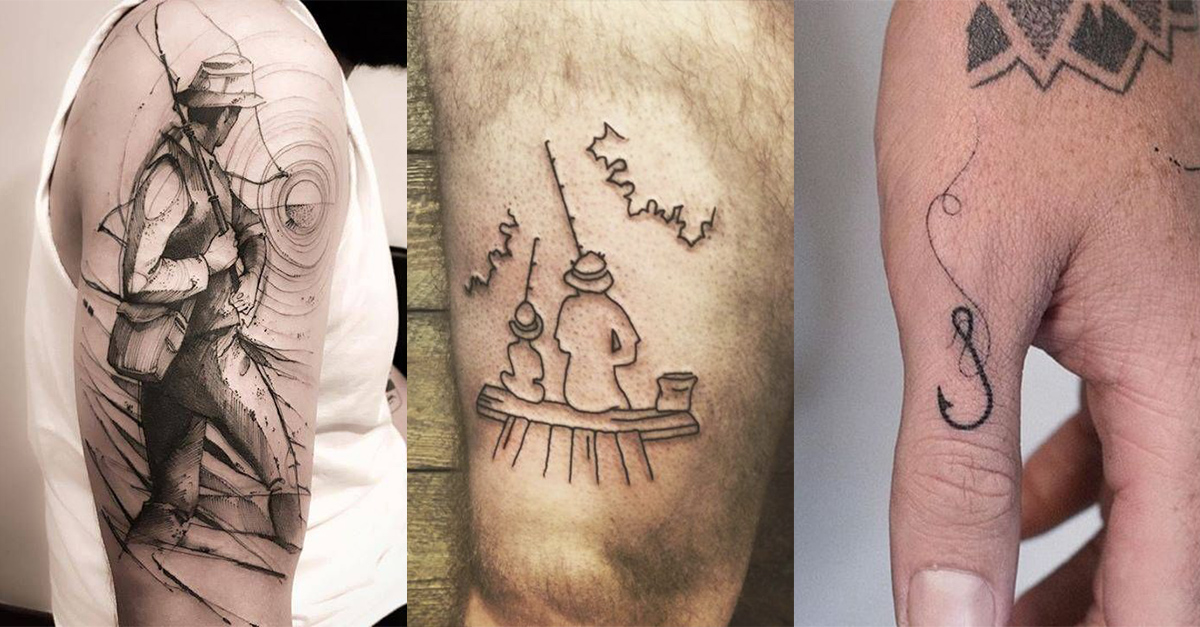Ideas para Tatuajes de Pesca y Anzuelos 21 Ideas para Tatuajes de Pesca y Anzuelos 21