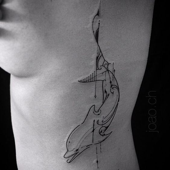 72 Ideas con Tatuajes de Delfines (+Significados) 3