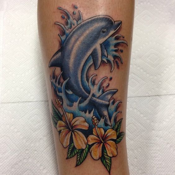 72 Ideas con Tatuajes de Delfines (+Significados) 4