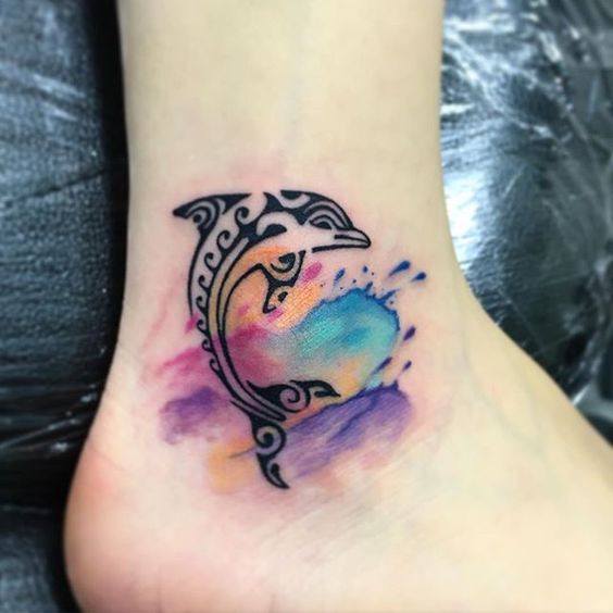 72 Ideas con Tatuajes de Delfines (+Significados) 5