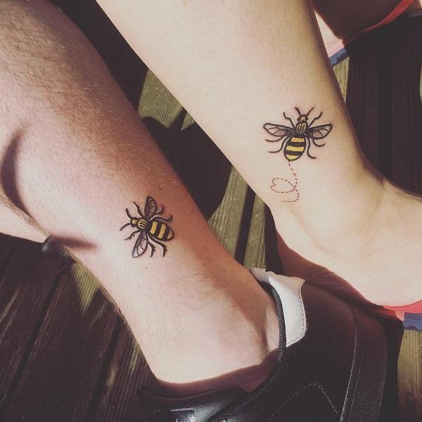 52 Ideas para Tatuajes de Abejas con Significado 3