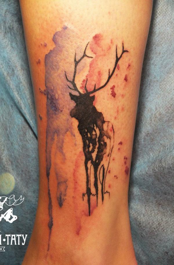89 Ideas para Tatuajes de Ciervos (+Significado) 78