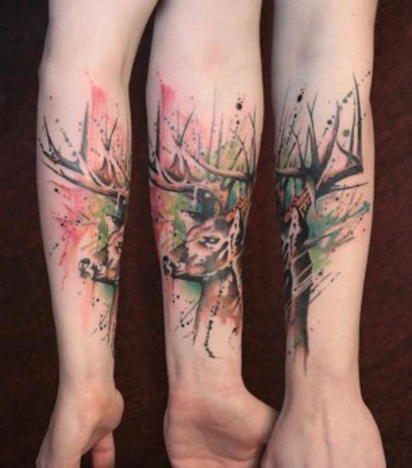 89 Ideas para Tatuajes de Ciervos (+Significado) 79