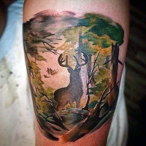 89 Ideas para Tatuajes de Ciervos (+Significado) 81