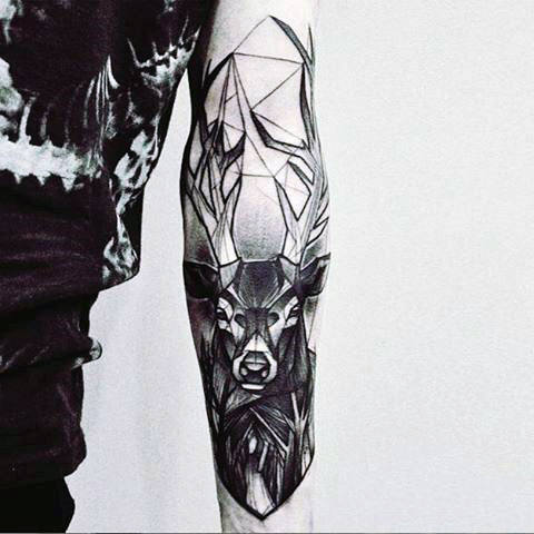 89 Ideas para Tatuajes de Ciervos (+Significado) 33