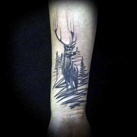 89 Ideas para Tatuajes de Ciervos (+Significado) 35