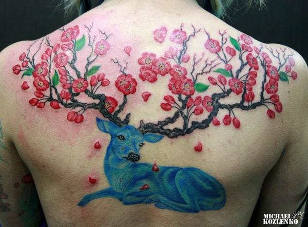 89 Ideas para Tatuajes de Ciervos (+Significado) 65