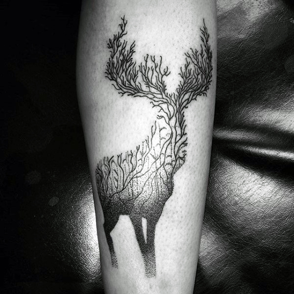 89 Ideas para Tatuajes de Ciervos (+Significado) 2