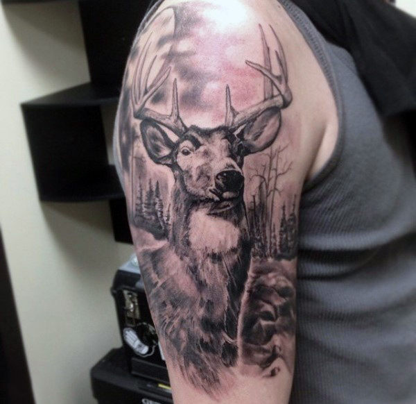 89 Ideas para Tatuajes de Ciervos (+Significado) 5