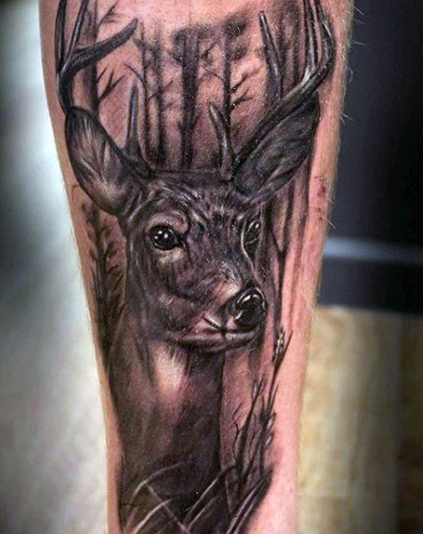 89 Ideas para Tatuajes de Ciervos (+Significado) 6