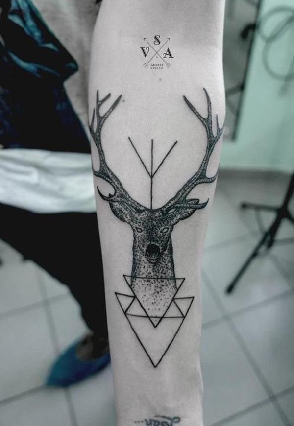 89 Ideas para Tatuajes de Ciervos (+Significado) 73