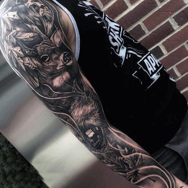 89 Ideas para Tatuajes de Ciervos (+Significado) 10