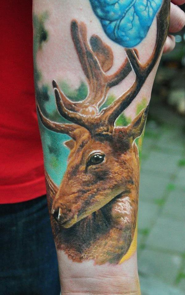 89 Ideas para Tatuajes de Ciervos (+Significado) 40
