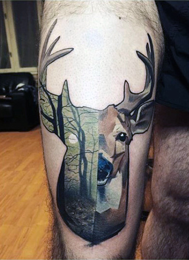 89 Ideas para Tatuajes de Ciervos (+Significado) 43