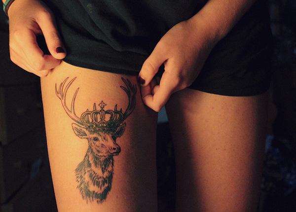 89 Ideas para Tatuajes de Ciervos (+Significado) 14