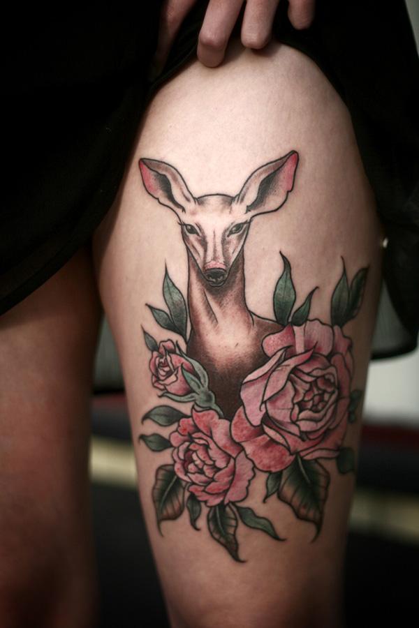 89 Ideas para Tatuajes de Ciervos (+Significado) 24