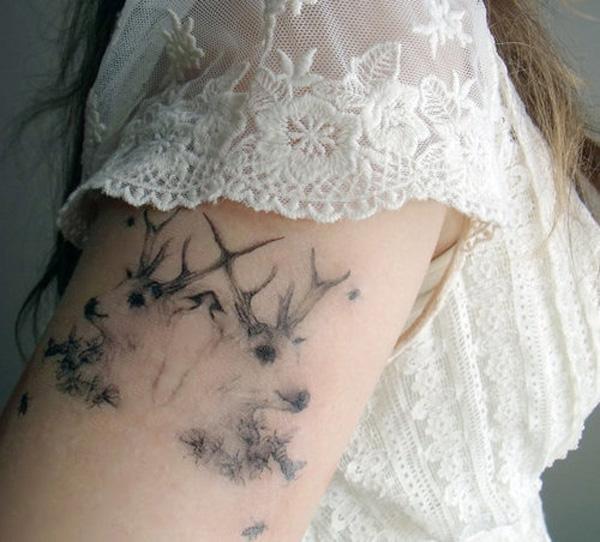 89 Ideas para Tatuajes de Ciervos (+Significado) 20