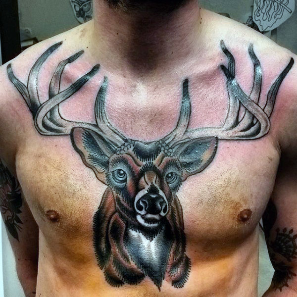 89 Ideas para Tatuajes de Ciervos (+Significado) 53