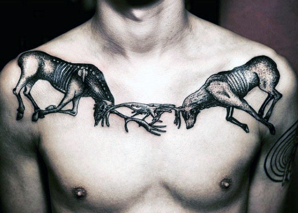 89 Ideas para Tatuajes de Ciervos (+Significado) 54