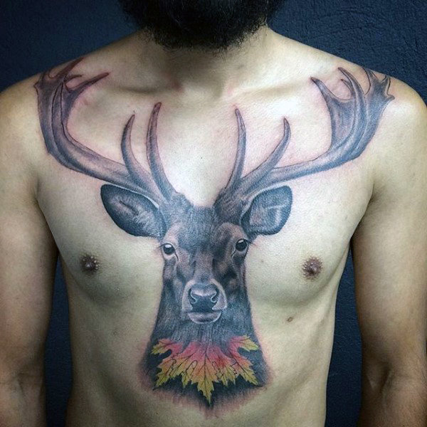 89 Ideas para Tatuajes de Ciervos (+Significado) 56