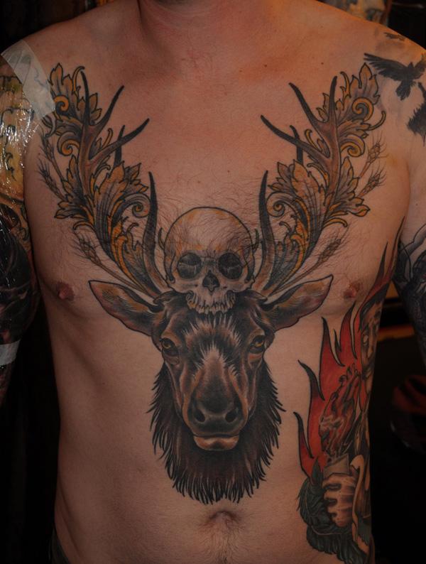 89 Ideas para Tatuajes de Ciervos (+Significado) 45