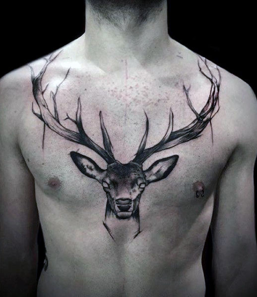 89 Ideas para Tatuajes de Ciervos (+Significado) 46