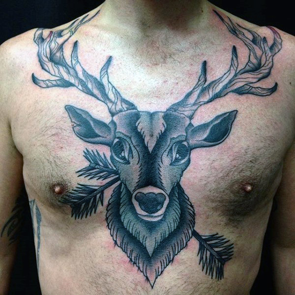 89 Ideas para Tatuajes de Ciervos (+Significado) 50