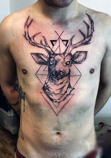 89 Ideas para Tatuajes de Ciervos (+Significado) 28