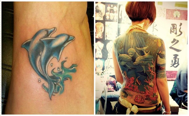 72 Ideas con Tatuajes de Delfines (+Significados) 84