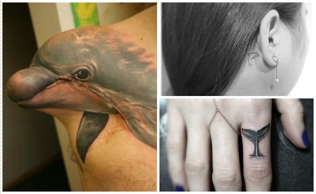 72 Ideas con Tatuajes de Delfines (+Significados) 85