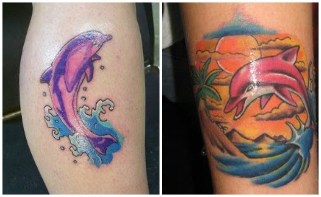 72 Ideas con Tatuajes de Delfines (+Significados) 87