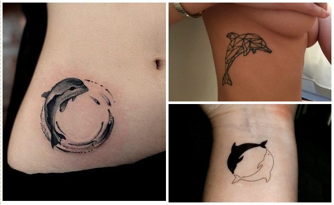 72 Ideas con Tatuajes de Delfines (+Significados) 80