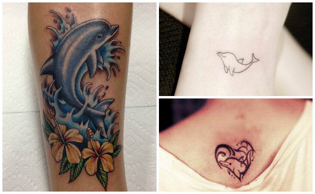 72 Ideas con Tatuajes de Delfines (+Significados) 81
