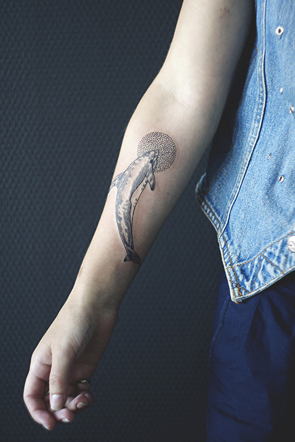 72 Ideas con Tatuajes de Delfines (+Significados) 11