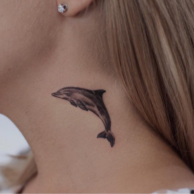 72 Ideas con Tatuajes de Delfines (+Significados) 28