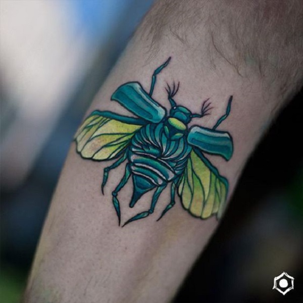 62 Ideas de Tatuajes de Escarabajos (+Significados) 36