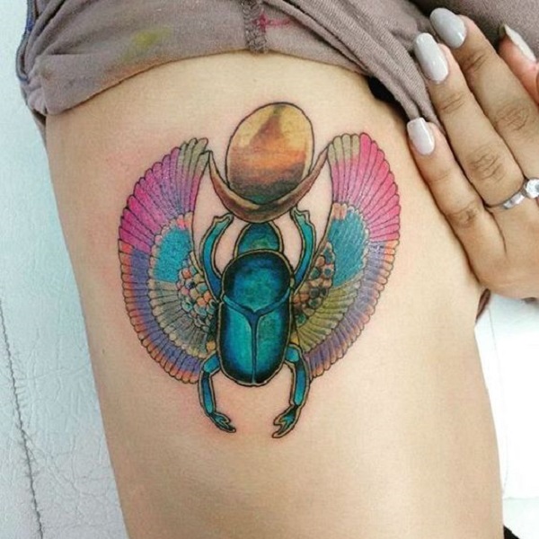 62 Ideas de Tatuajes de Escarabajos (+Significados) 3