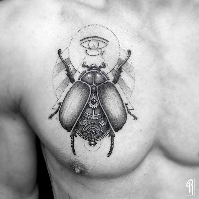 62 Ideas de Tatuajes de Escarabajos (+Significados) 8