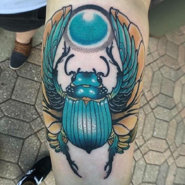 62 Ideas de Tatuajes de Escarabajos (+Significados) 9