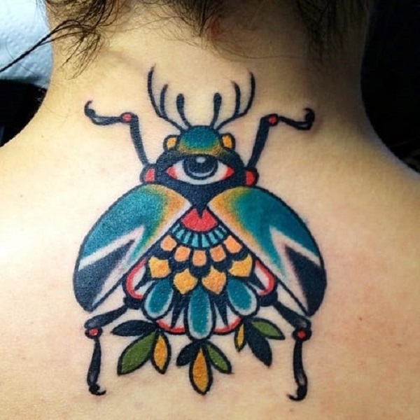 62 Ideas de Tatuajes de Escarabajos (+Significados) 14