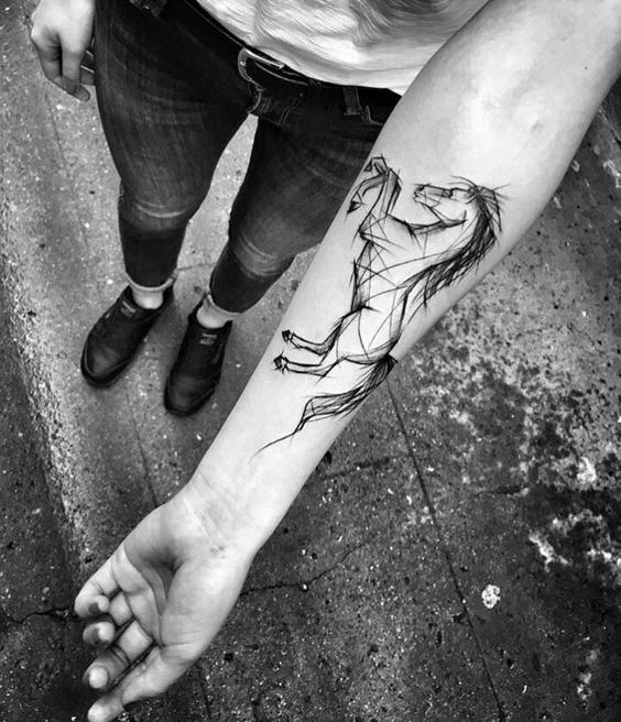 73 Ideas para Tatuajes de Caballos (+ Significados) 24 73 Ideas para Tatuajes de Caballos (+ Significados) 24