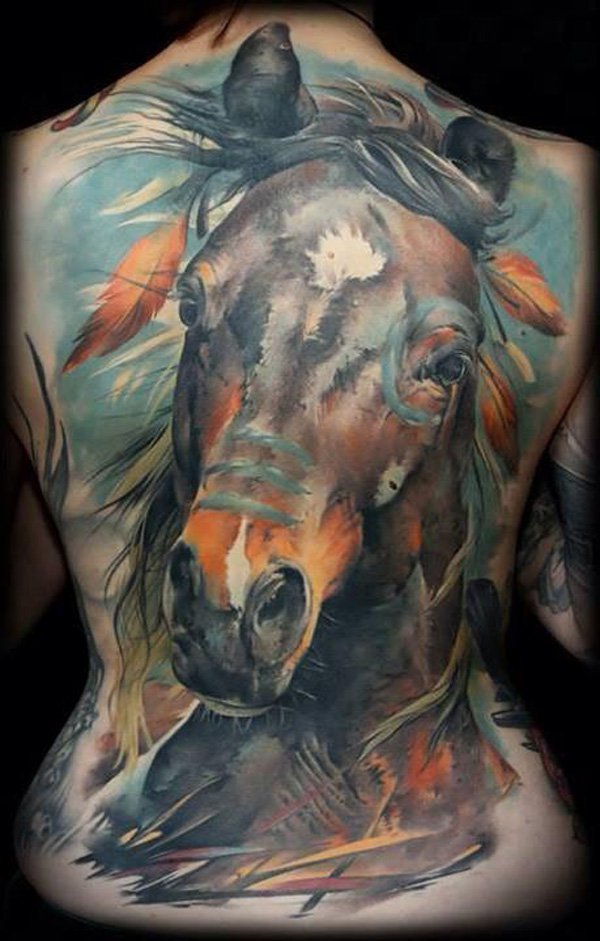 73 Ideas para Tatuajes de Caballos (+ Significados) 46