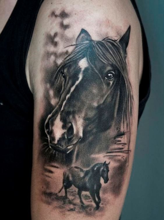 73 Ideas para Tatuajes de Caballos (+ Significados) 38