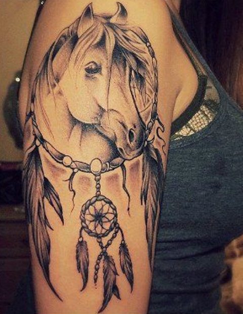 73 Ideas para Tatuajes de Caballos (+ Significados) 44