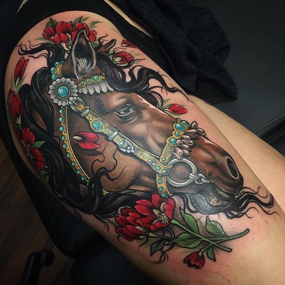 73 Ideas para Tatuajes de Caballos (+ Significados) 5 73 Ideas para Tatuajes de Caballos (+ Significados) 5